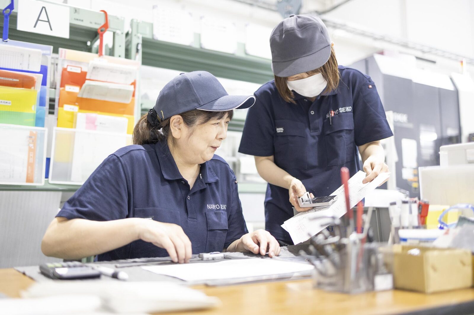 南陽精工 打ち合わせ撮影